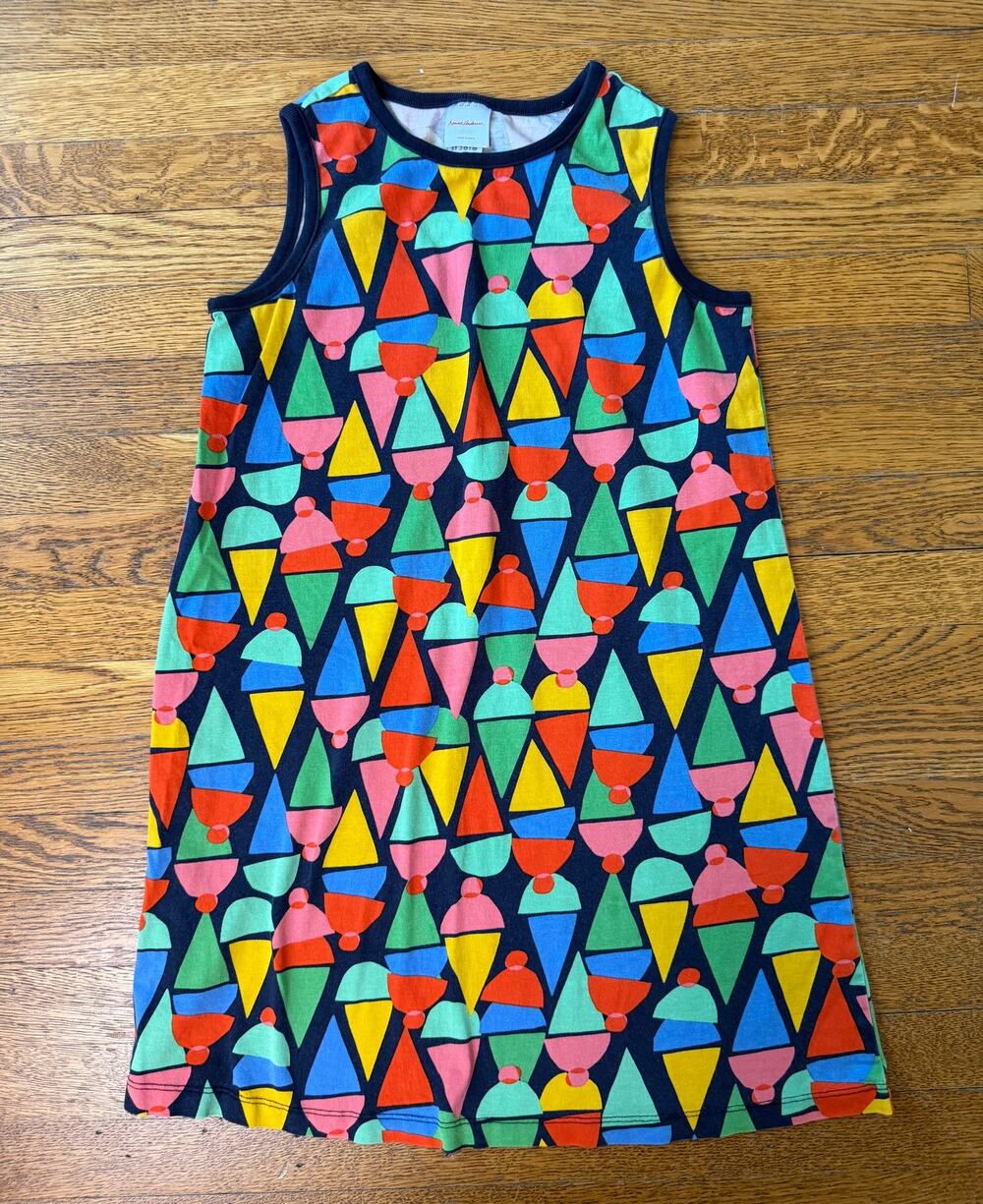Hanna Andersson Girls' Ice Cream Print Sun Dress Size 10